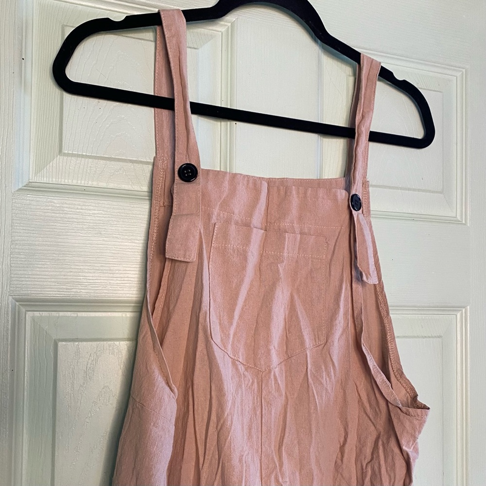 Beige Cozy Overalls